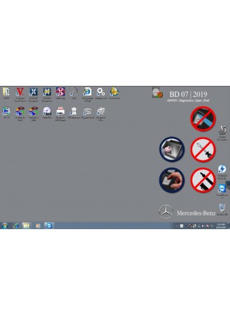 2019.07 version newest xdos xentry das wis epc mb star c4 diagnostic hdd for CF52 laptop